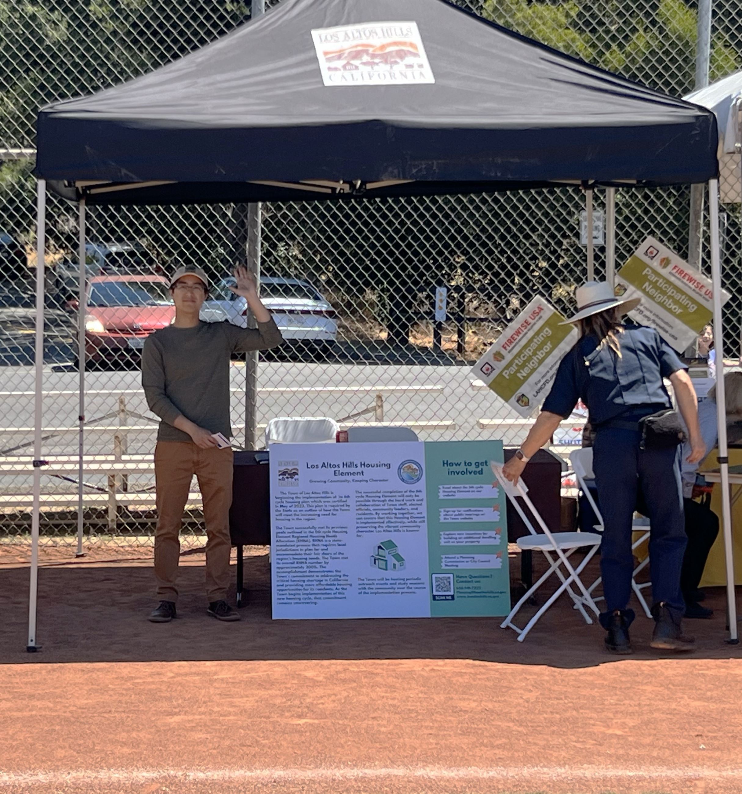 Housing Element Outreach Booth
