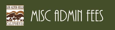 Miscellaneous Admin Fees and Fines (PDF)